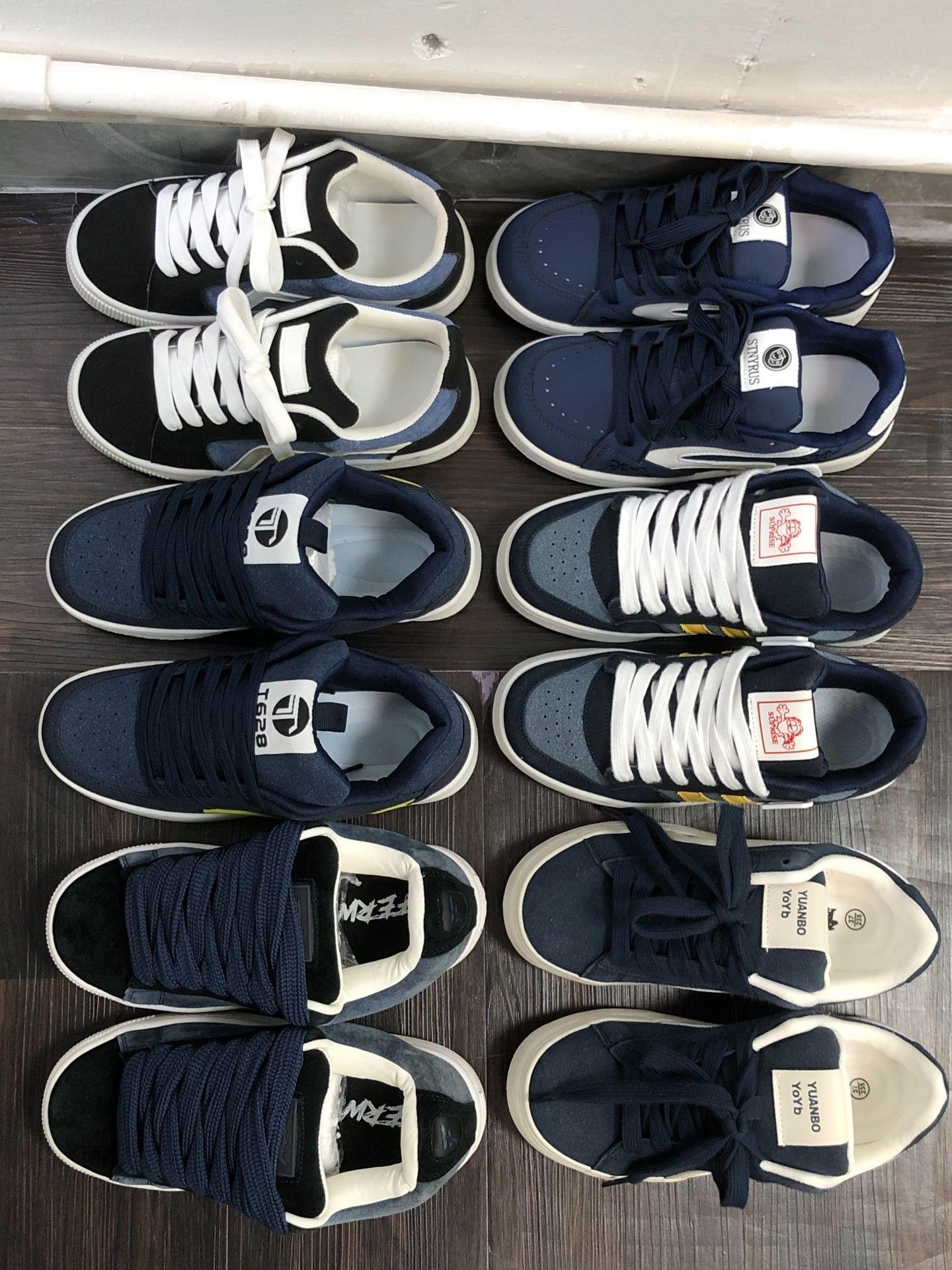 拿捏秋冬氛围感🍂藏蓝色板鞋好百搭🔗